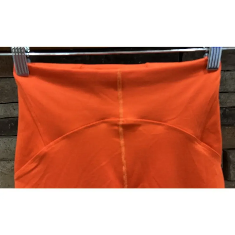 Women’s OUTDOOR VOICES RN#101116 High Rise Orange Leggings Size XS *A7